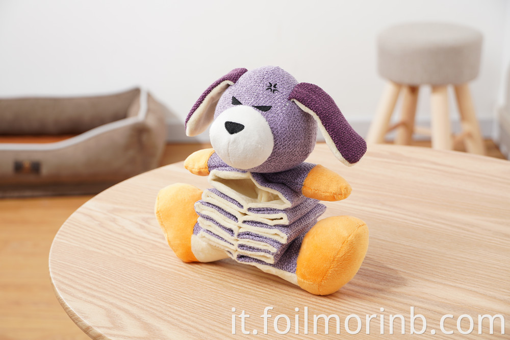 Prezzo di fabbrica Alta qualità Eco-Friendly Sicurezza Squeaky Cute Peluche ripiene Giocattolo da masticare Pet cucciolo giocattoli Coniglio